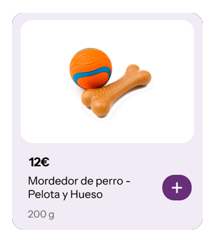 Producto para mascotas en Woofing