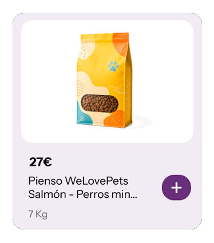 Producto para mascotas en Woofing